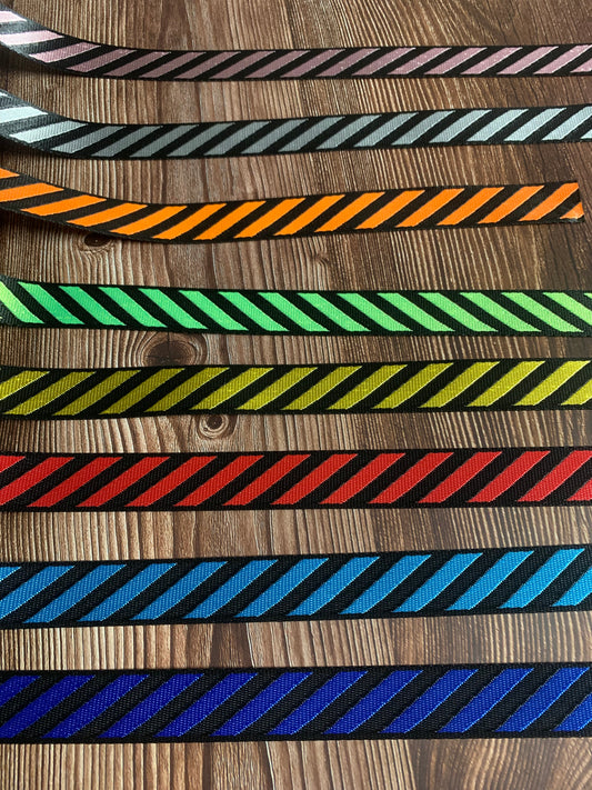 2.5cm/1 inch striped webbing A3