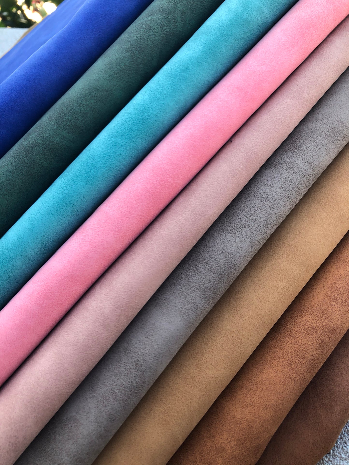 Best of Sun Kiss value pack, Sun Kiss waxed canvas, faux leather, interfacing, cork, lining fabrics