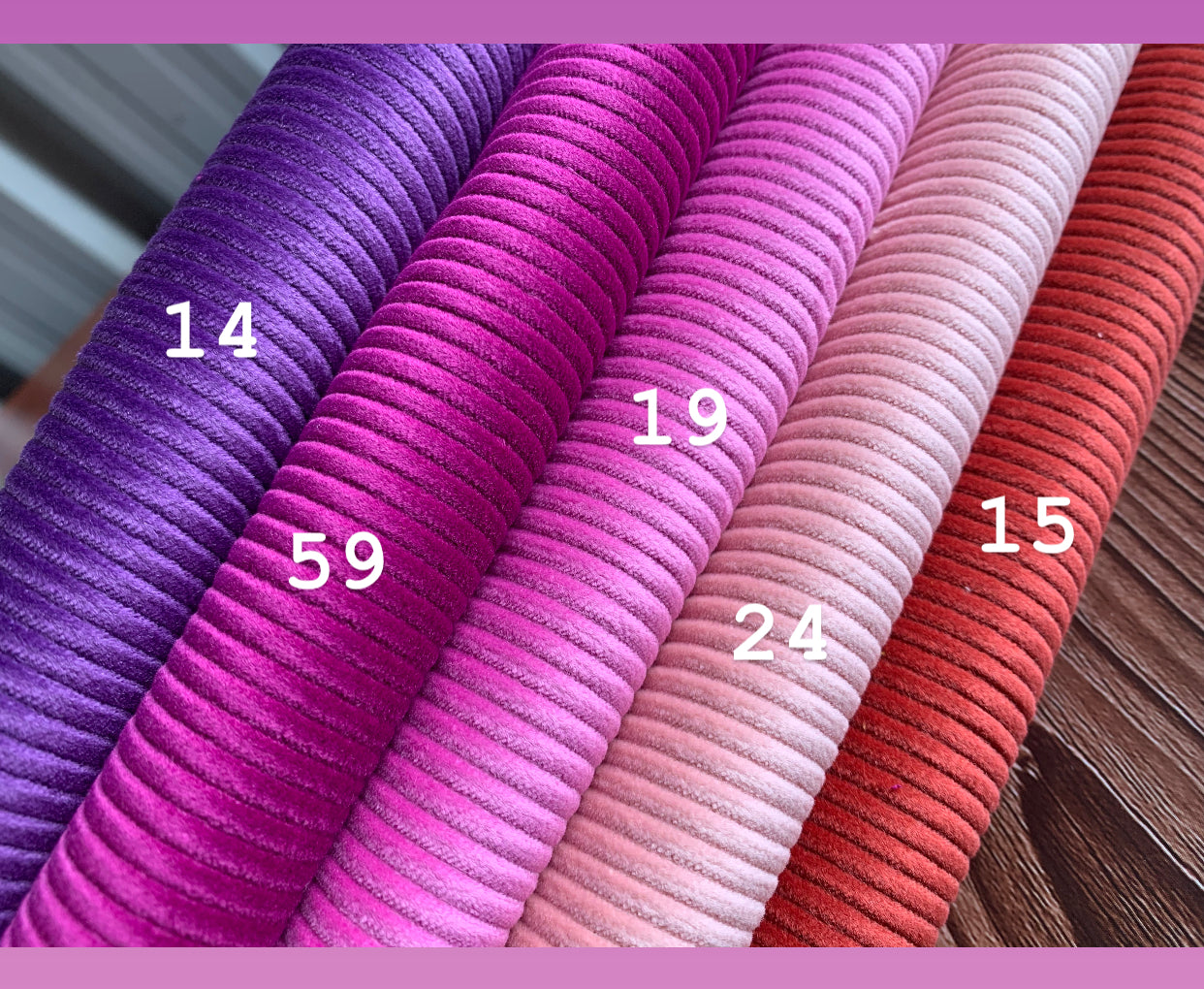 100% Cotton corduroy, 8 wale corduroy E2