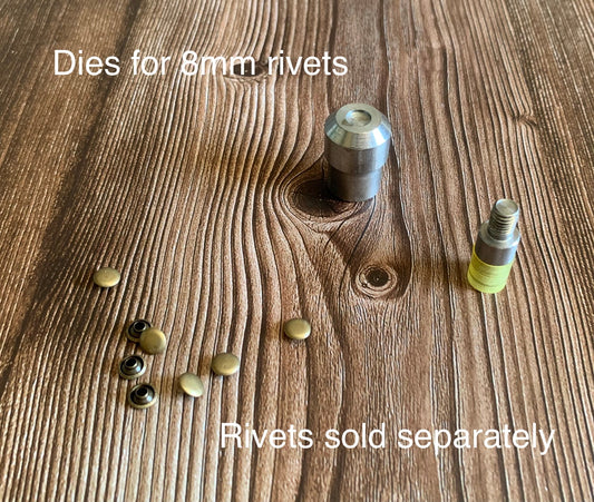 Dies for hand press machine, Dies for 8mm double caps rivets B5