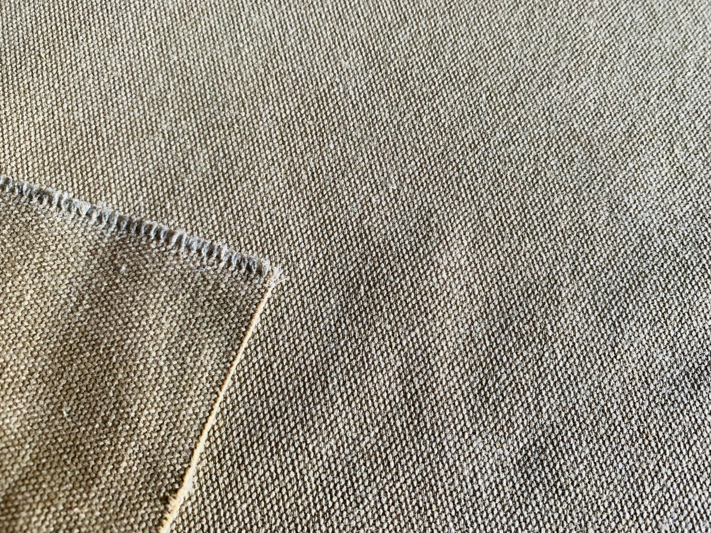 Heavy weight stonewashed canvas, 100% cotton
