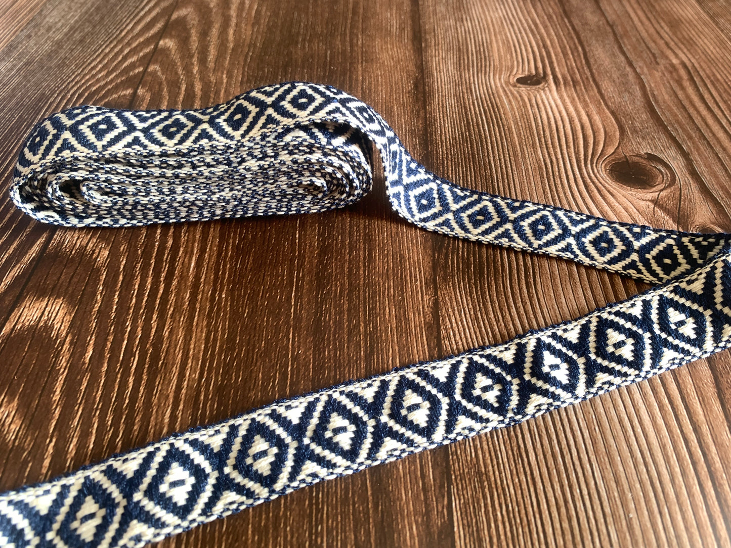 2.5cm/1 inch patterned webbing, Pattern A