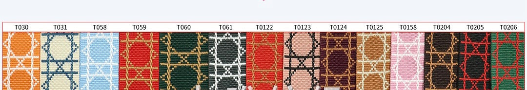 Premium quality 1.5inch/3.8cm patterned webbing for bags
