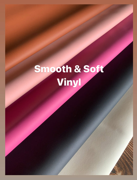 Smooth & Soft vinyl, plain faux leather, vegan leather, solids synthetic leather E4