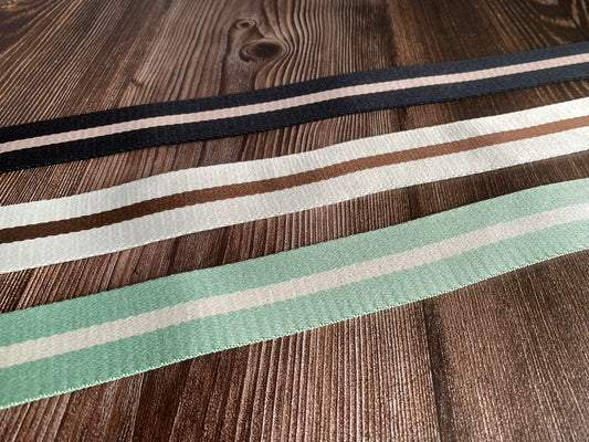 38mm/1.5inch striped webbing sold by 3m rolls A5