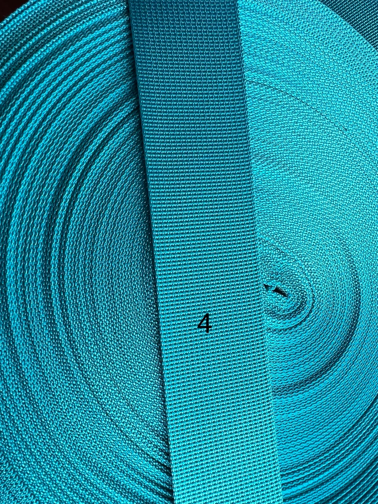 3-metre rolls of plain webbing - 2.5 and 3.8cm