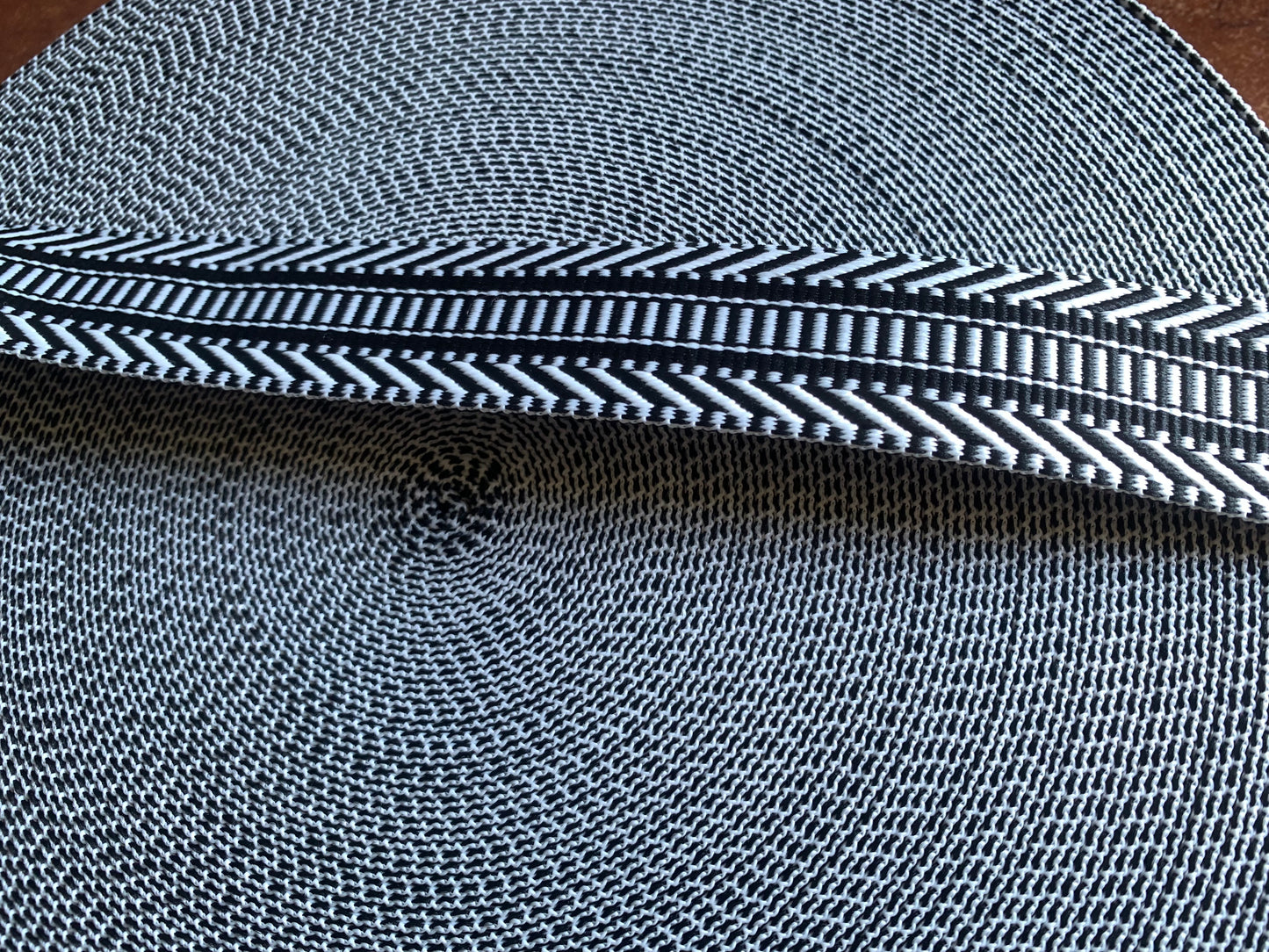 3 metre of 3.8cm patterned webbing, 1.5 inch strapping for tote bags, adjustable crossbody straps, handmade backpacks, heavy duty handles by the meter