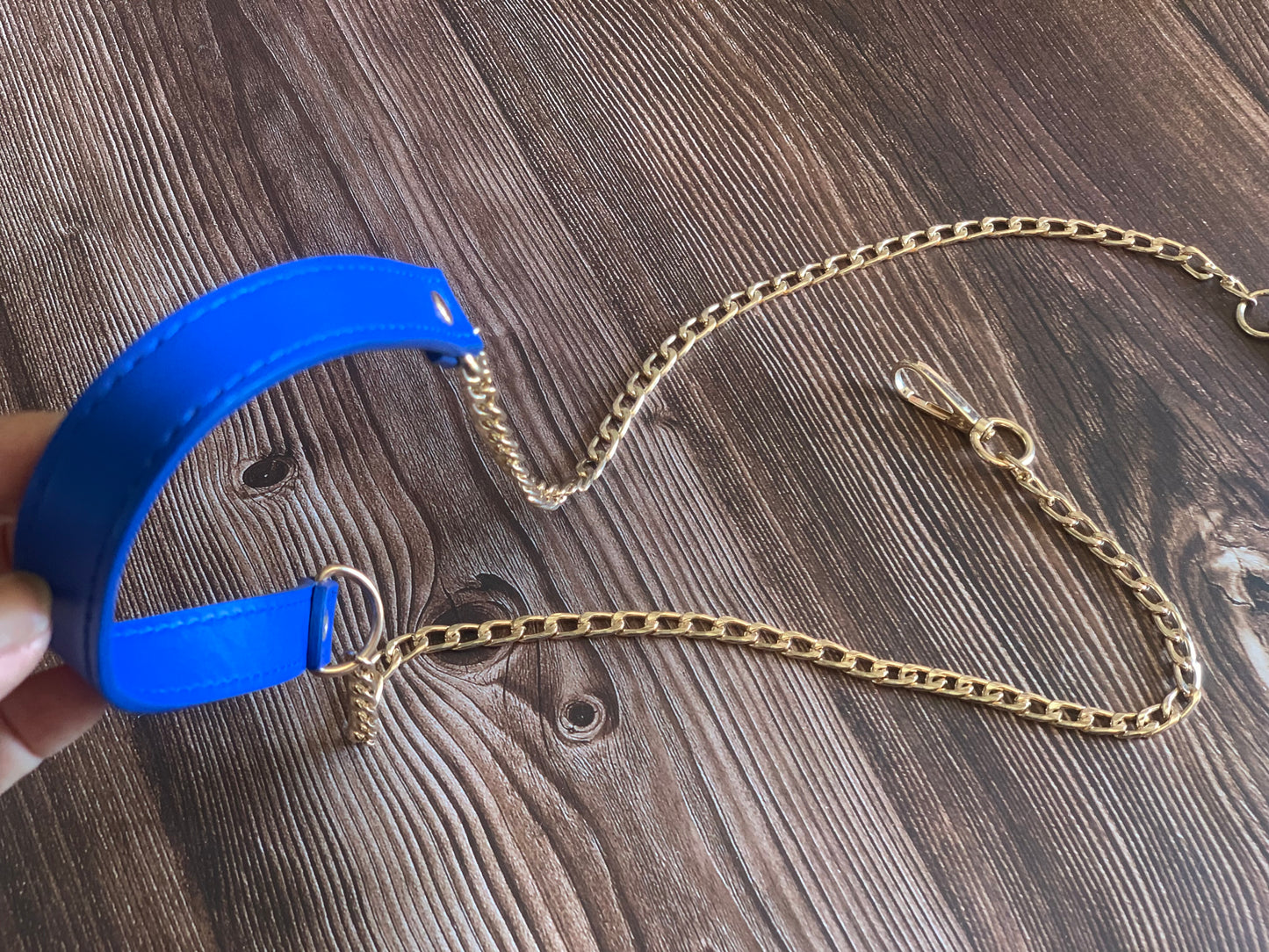 Stylish PU leather & chain straps