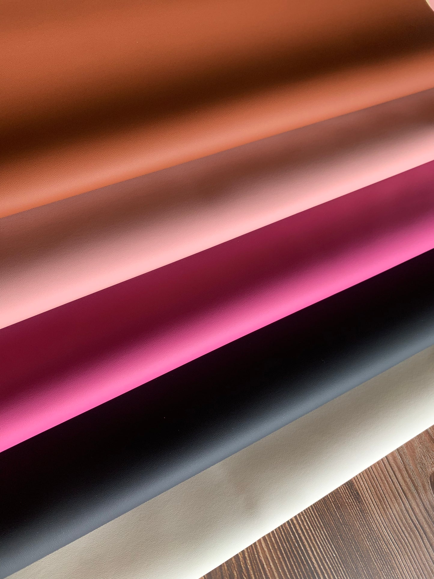Smooth & Soft vinyl, sold faux leather, vegan leather, synthetic leather for bag making, shoes, garments, home decor etc.