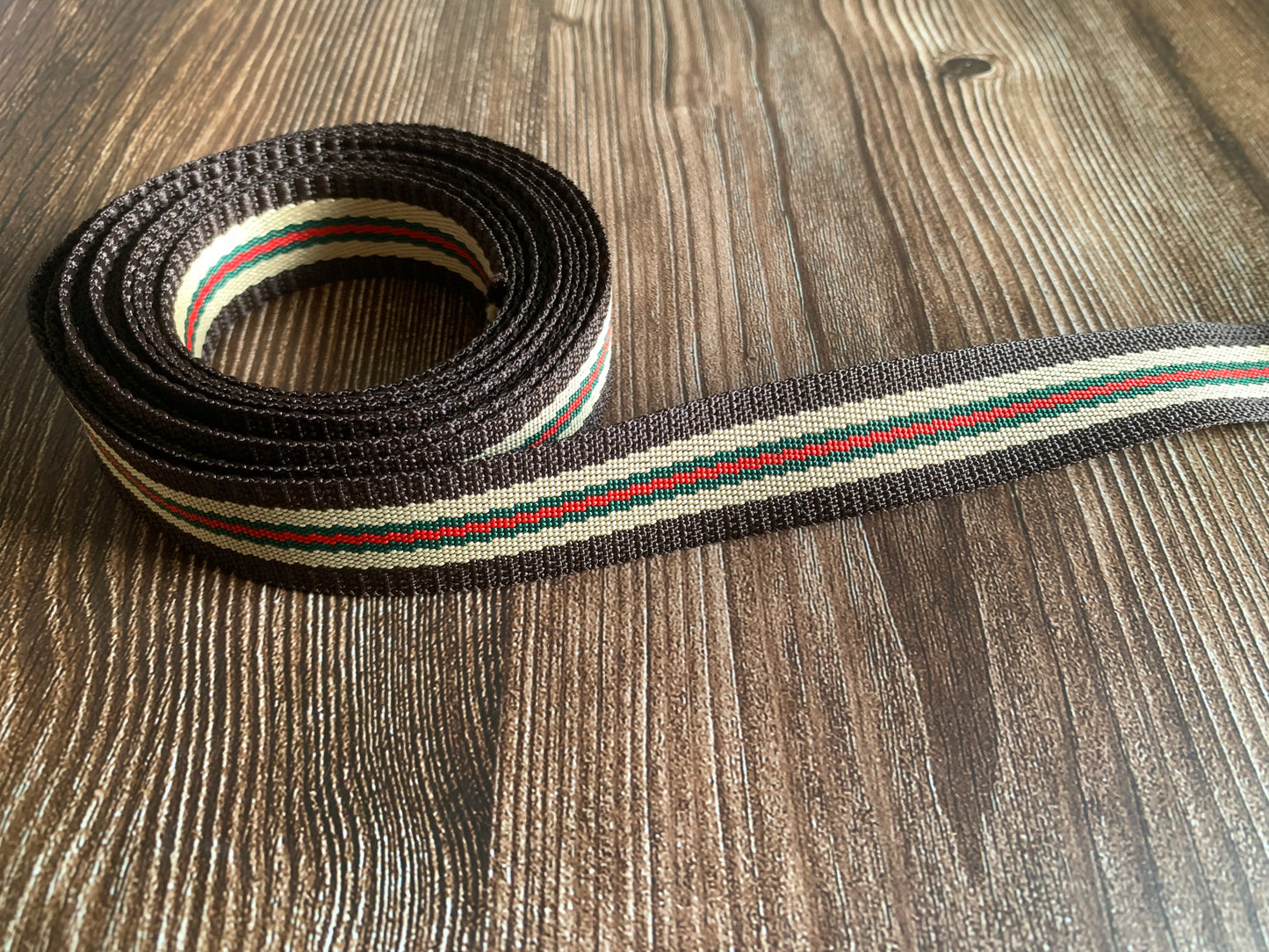 25mm/1 inch striped webbing sold by 3m rolls
