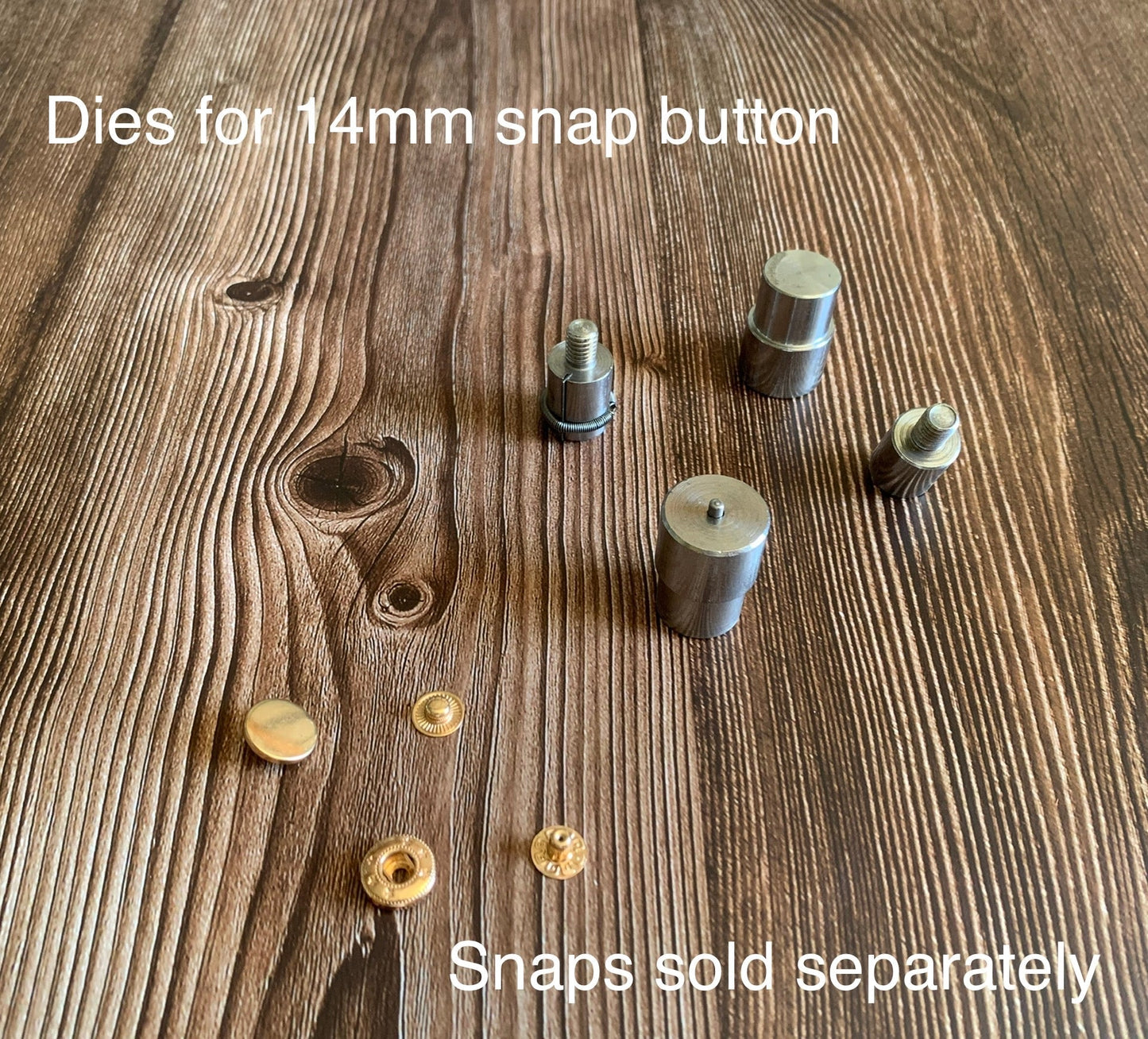 Dies for hand press machine, Dies for 15mm metal snaps