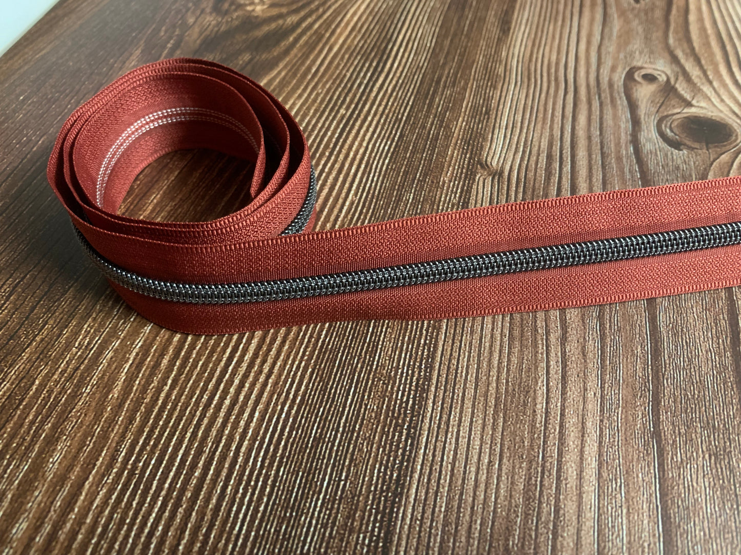 Gunmetal color - size 5 zipper tapes