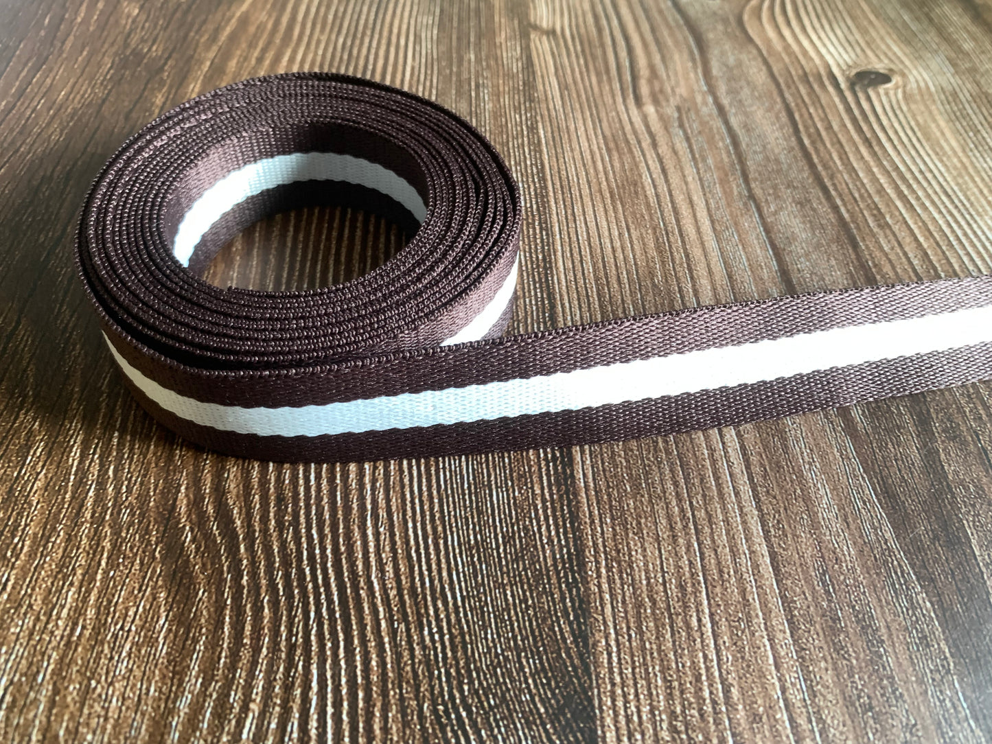 25mm/1 inch striped webbing sold by 3m rolls