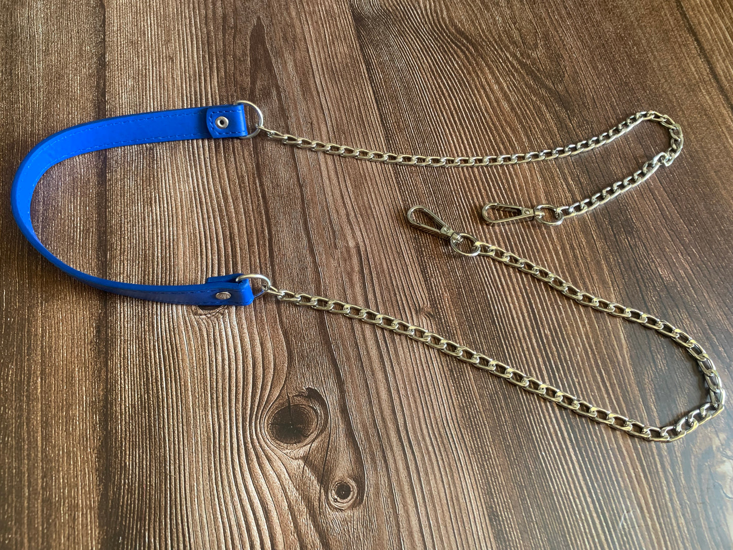 Stylish PU leather & chain straps