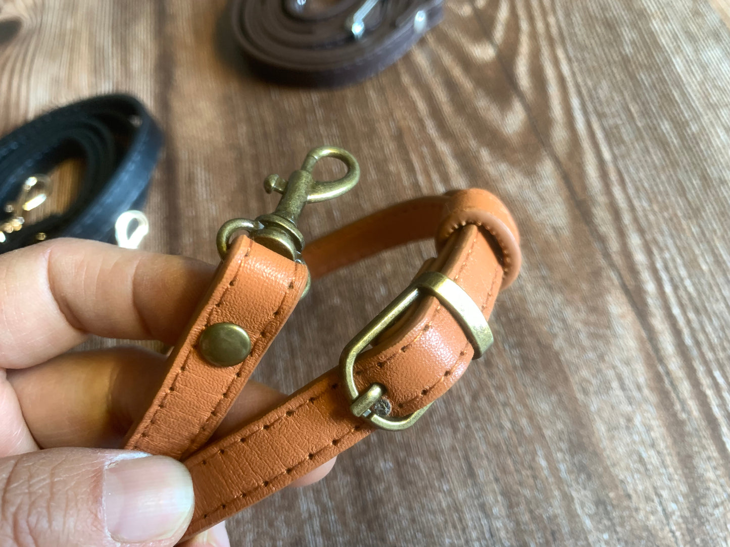 12mm Faux leather straps, adjustable crossbody straps B2