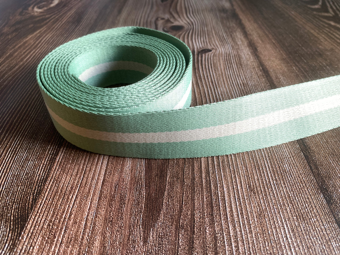 38mm/1.5inch striped webbing sold by 3m rolls