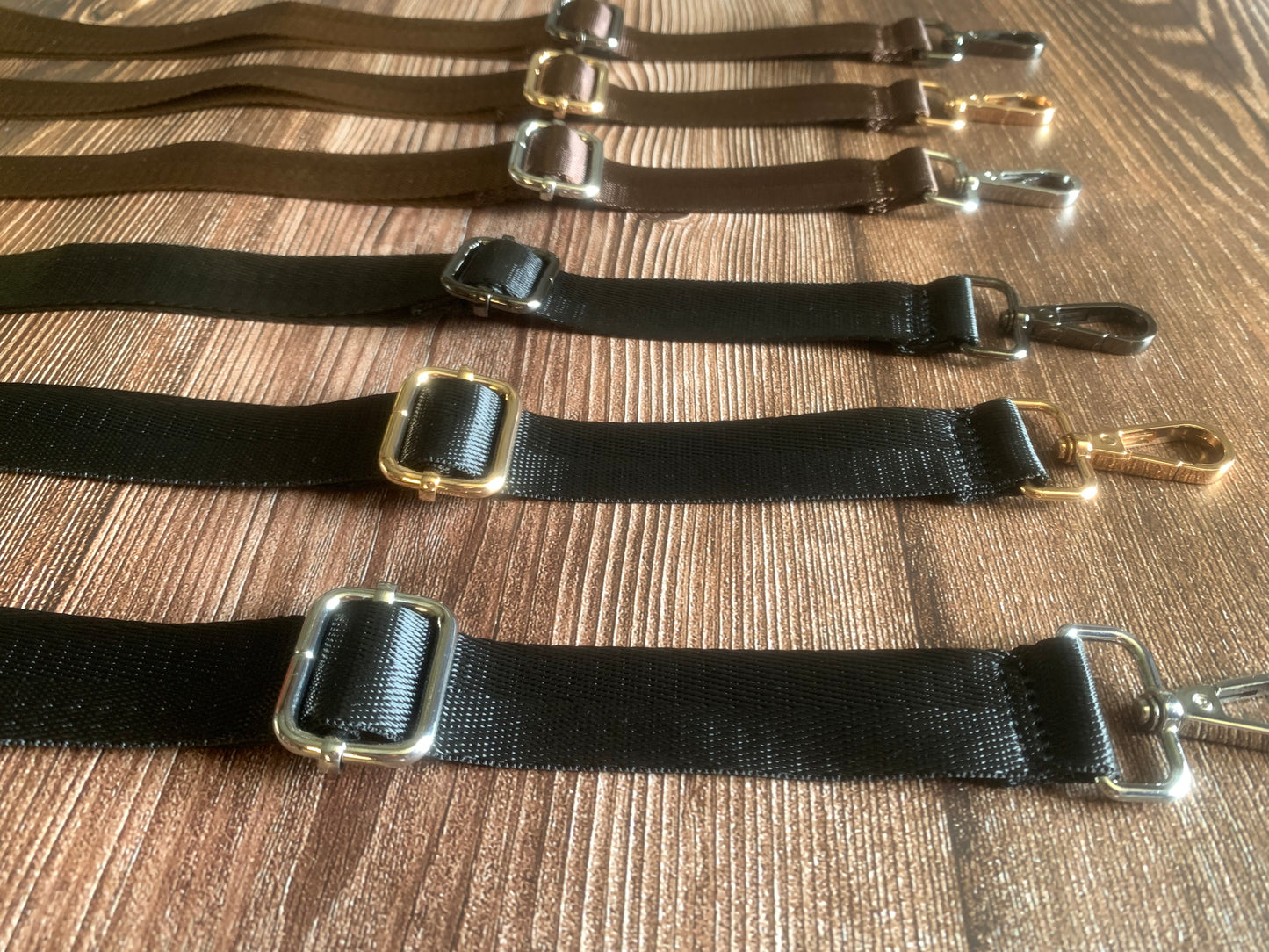 1 inch/25mm premade crossbody straps with seatbelt webbing