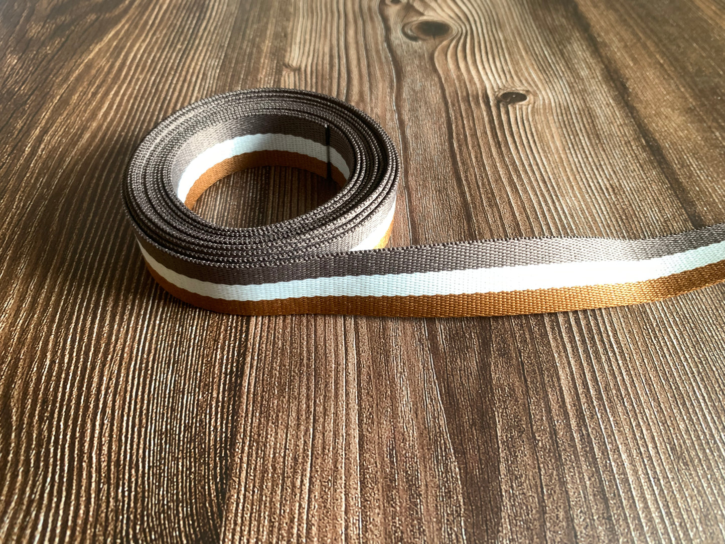 25mm/1 inch striped webbing sold by 3m rolls