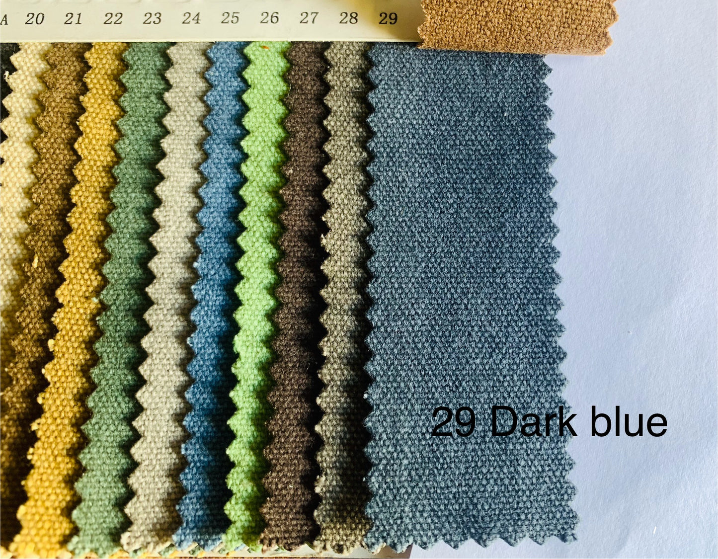 Medium weight stonewashed canvas, 100% Cotton canvas F4