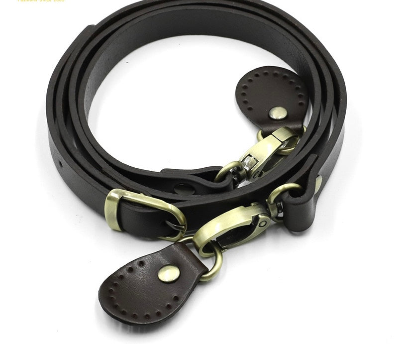 1.5cm leather crossbody straps, adjustable genuine leather straps B2
