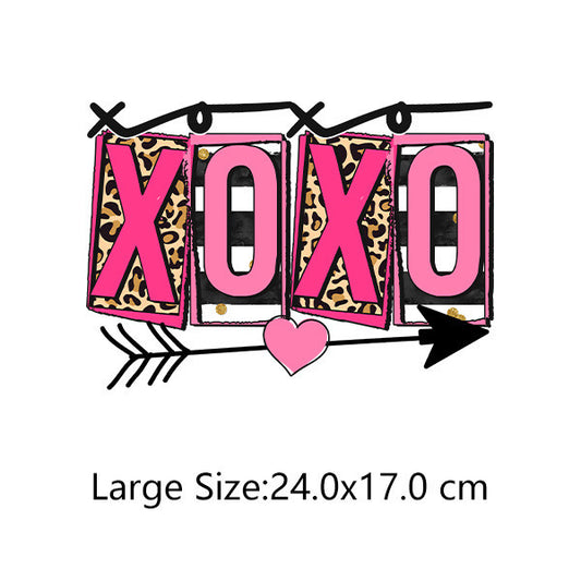Pink XOXO HTV - Heat transfer Vinyl, iron on vinyl designs G5