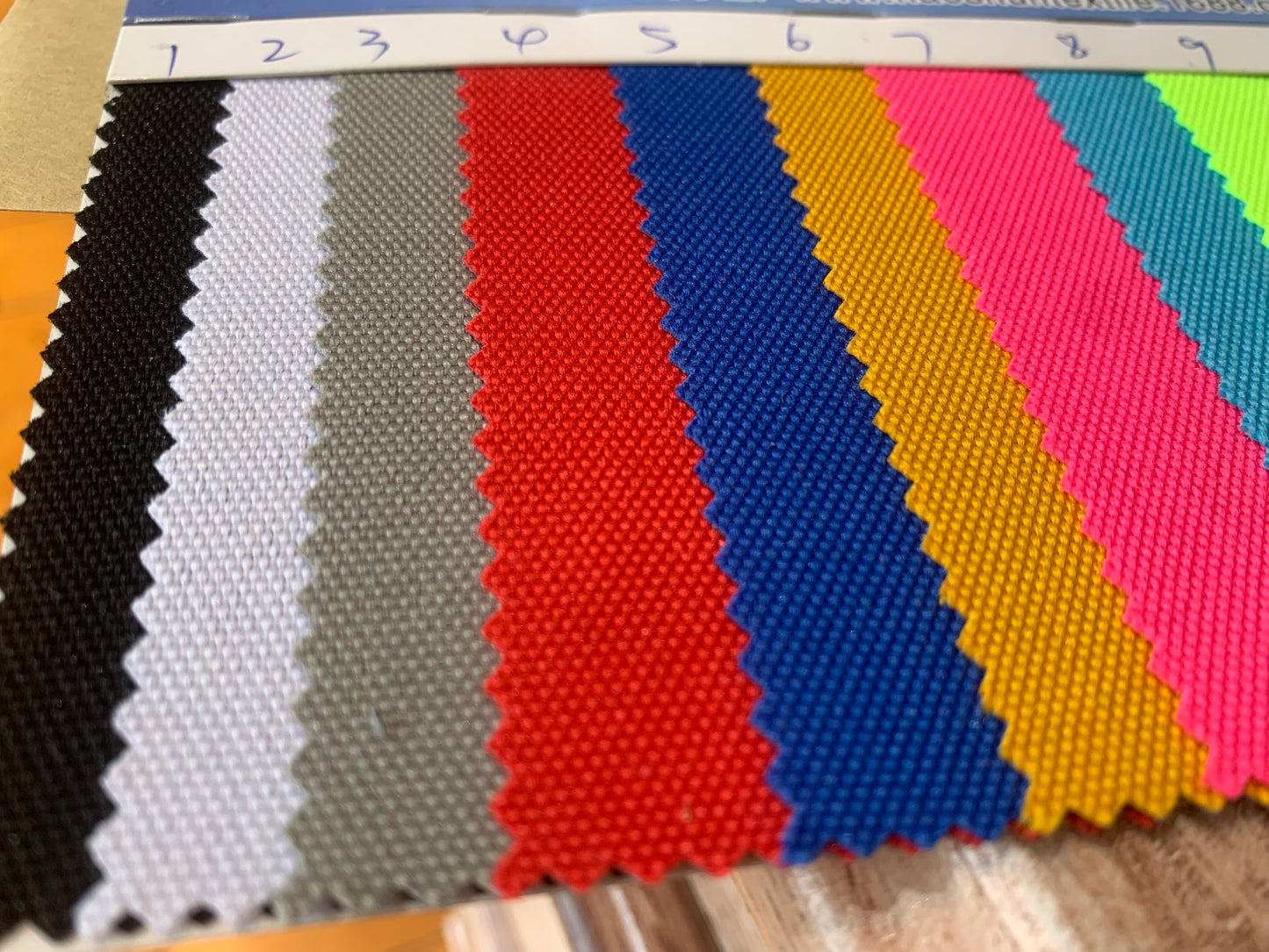 Recycled Waterproof canvas sold by the metre