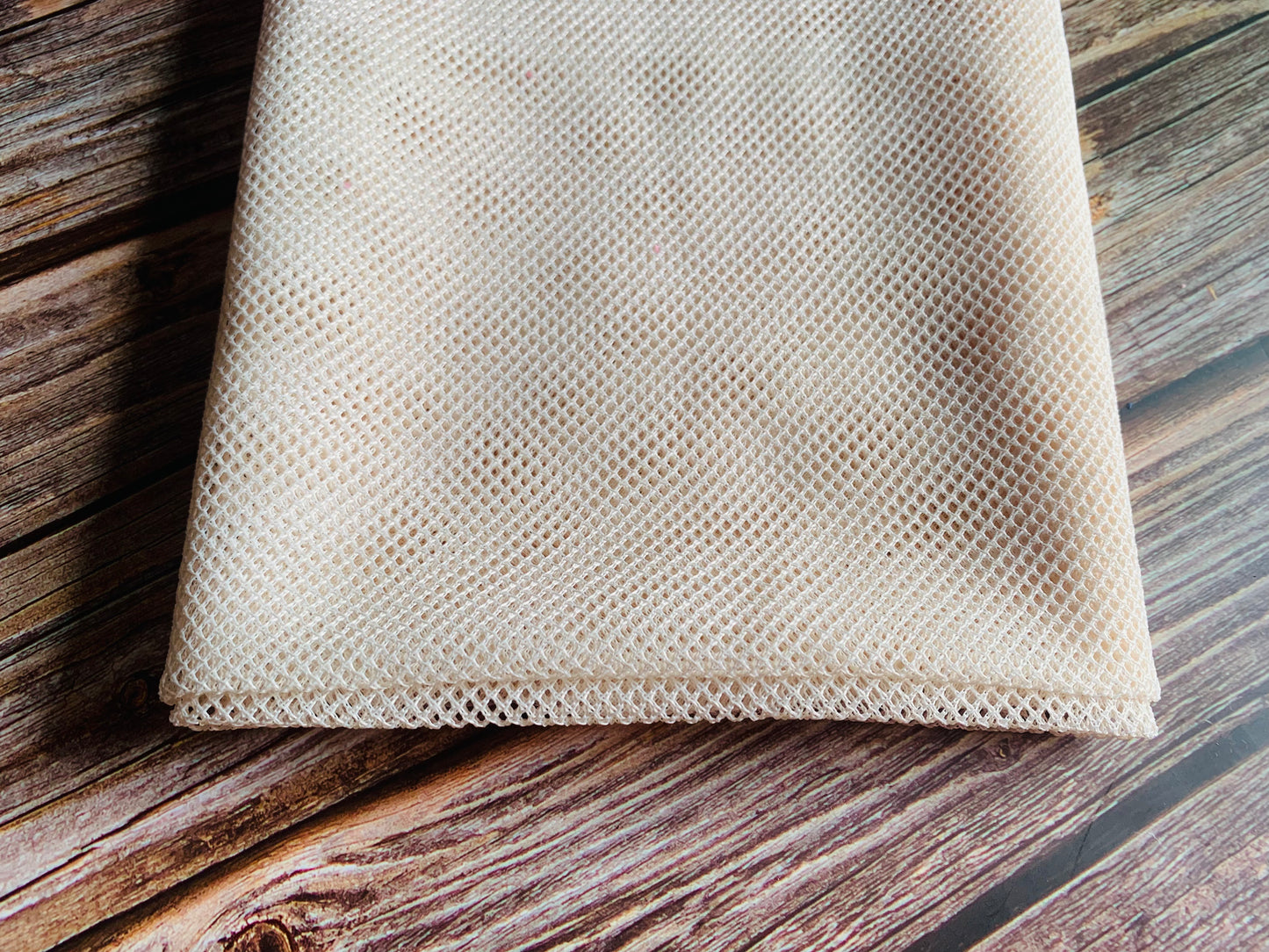 Mesh fabric for bag making and garments, 2-way stretchy net material by half yard