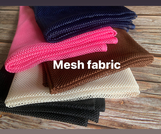 Mesh fabric for bag making and garments, 2-way stretchy net material F1/A3B