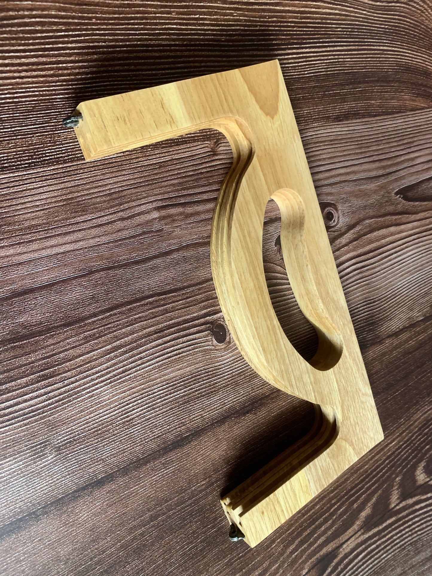 Timber kiss locks, wooden handles