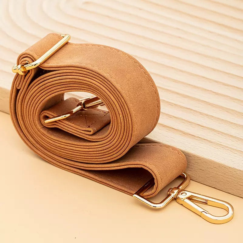140cm faux suede leather straps, adjustable crossbody straps B3