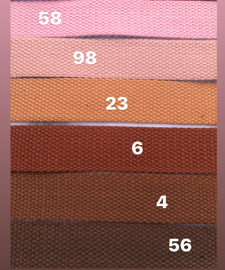 1 inch/2.5cm polycotton webbing