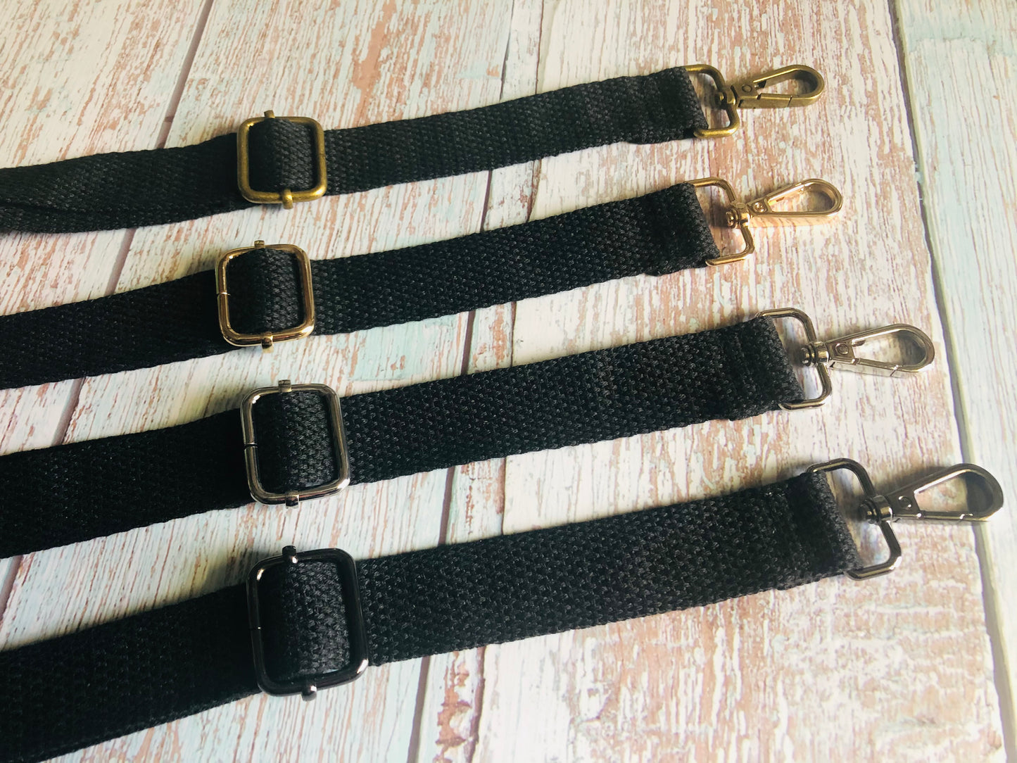 Pre-made adjustable bag handles, 1 inch crossbody straps, 25mm solid webbing for shoulder bags