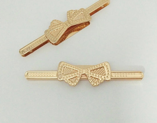 Bow shape Purse edge protectors, Wallet flap ends, Bag charms A5B