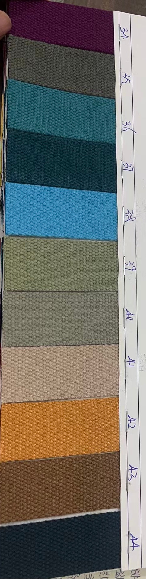 1 inch/2.5cm polycotton webbing