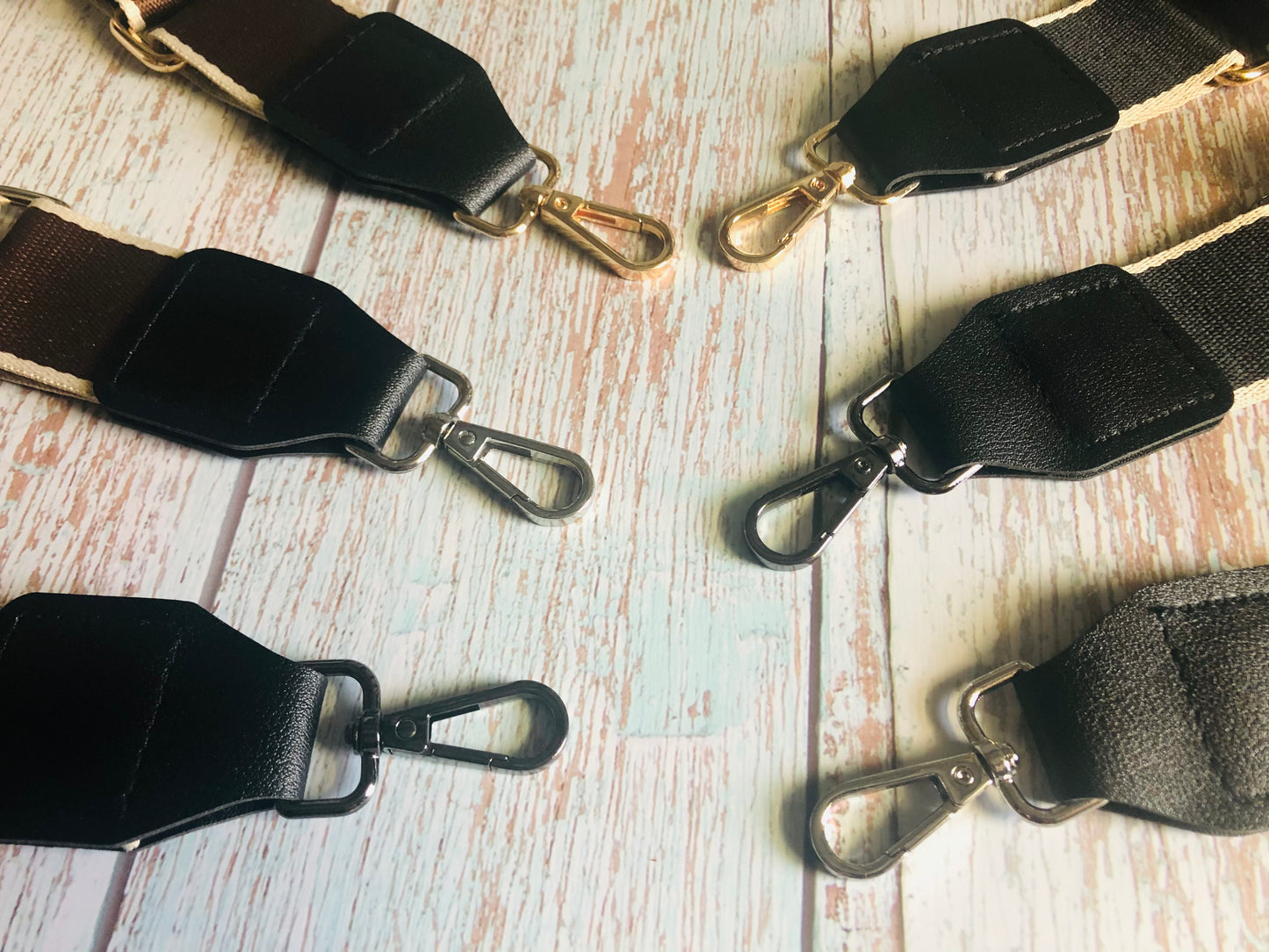 Pre-made adjustable bag handles, 1.5 inch crossbody straps, 38mm solid webbing for shoulder bags