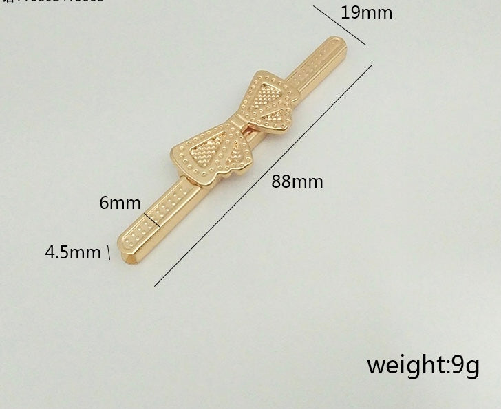 Bow shape Purse edge protectors, Wallet flap ends, Bag charms