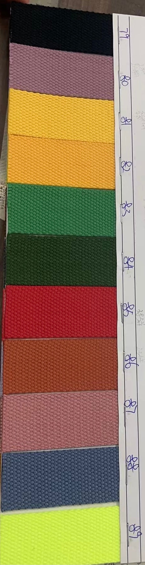 1 inch/2.5cm polycotton webbing