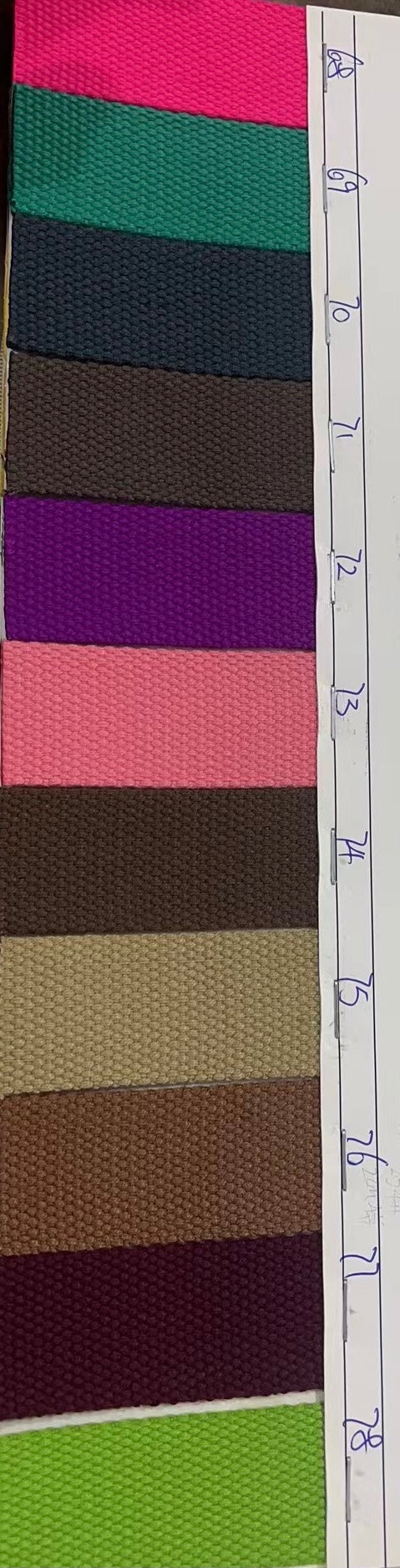 1 inch/2.5cm polycotton webbing