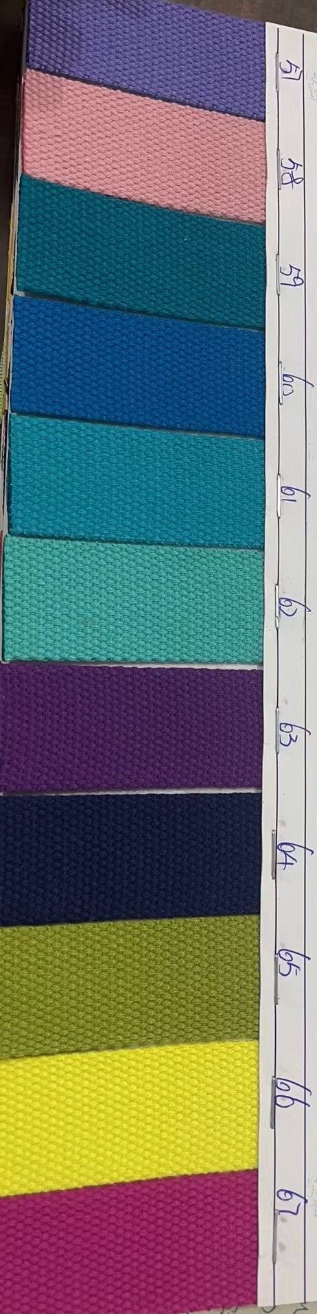 1 inch/2.5cm polycotton webbing