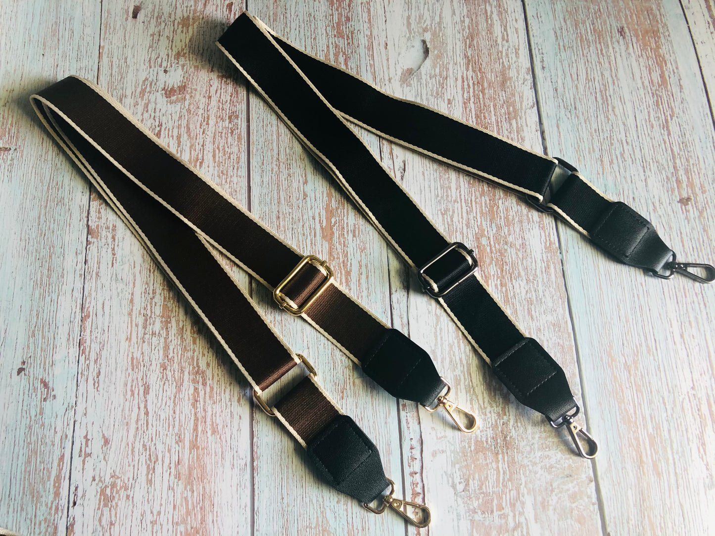Pre-made adjustable bag handles, 1.5 inch crossbody straps, 38mm solid webbing for shoulder bags