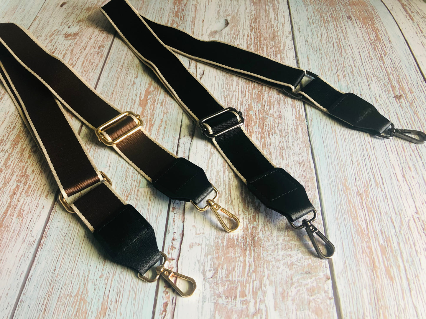 Pre-made adjustable bag handles, 1.5 inch crossbody straps, 38mm solid webbing for shoulder bags