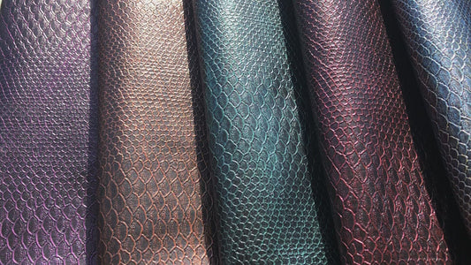 Mermaid scales Vinyl, embossed faux leather F1