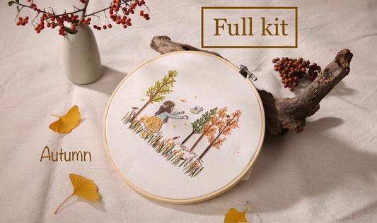 Spring & Autumn embroidery kits G1-2