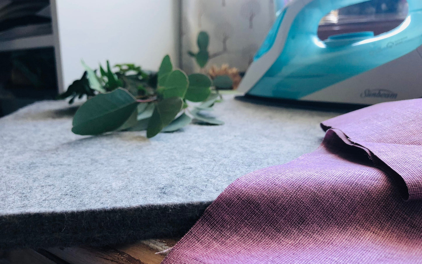 Premium wool felt ironing pad, 100% New Zealand merino wool, pressing mat, portable ironing board, wool ironing mat, sewing quilting tool