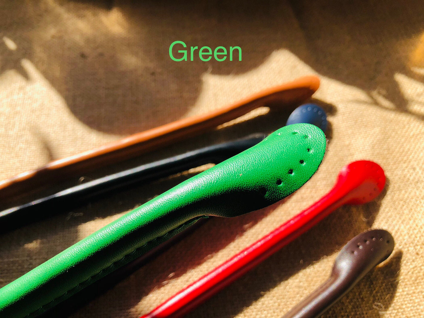 Luxury leather straps, genuine cow hide leather handles, round leather handles, hand sewn bag handles for leather, fabric, crochet bags