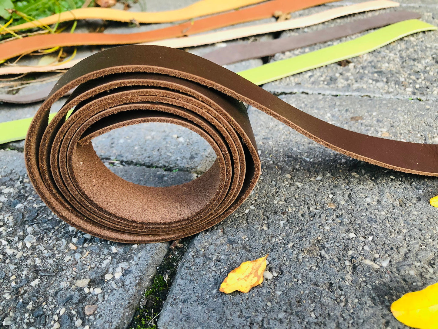 33cm Genuine full grain leather straps, veg tan calf leather strips, leather bag straps, genuine leather strap for bags