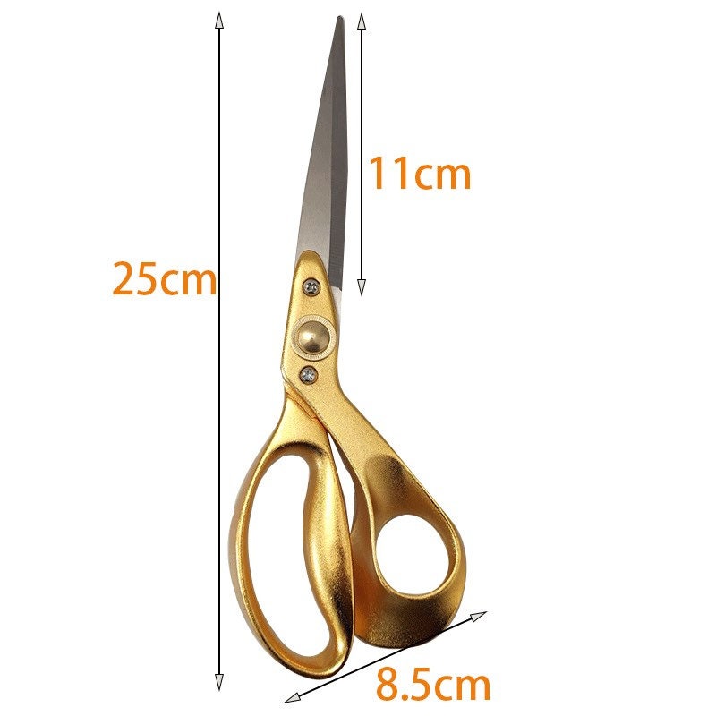 Professional fabric shears, 9 inch tailor scissors for dressmaking, bag making, sharp fabric cutting tools, Retro style scissors
