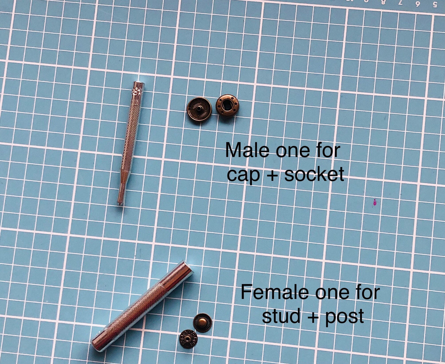 15mm heavy duty snap buttons, metal snaps, bags, jackets, optional snap button setting tools