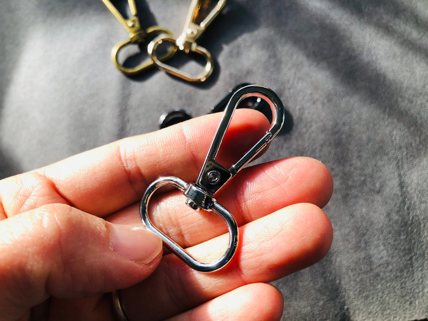 Quality swivel hooks 13mm, 25mm, 32mm, 38mm, bag hardware, crossbody,, tote bag, backpack fittings, bag making, handmade bags
