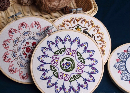 Mandala embroidery kits for beginners G1-2
